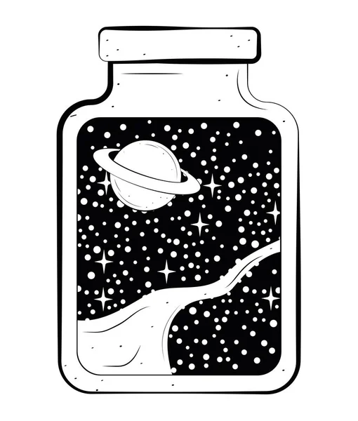 Surreal Potion Illustration Space — Stock Vector