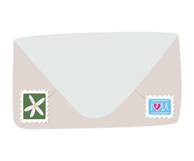 Pullu renkli zarf resmi