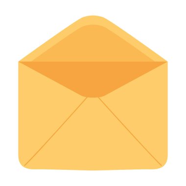 harf zarfı vektörü beyaz üzerine