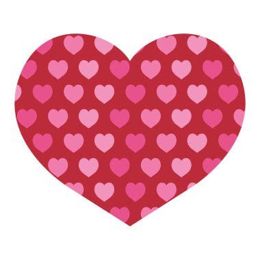 Küçük kalpler beyaza karşı