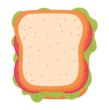 Beyaz yerine büyük sandviç tasarımı