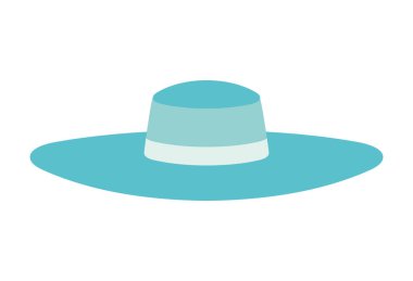 bahar şapkası illüstrasyonu beyaz üzerine