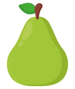 Beyaz yerine yeşil armut tasarımı