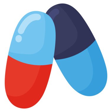 colored pills design over white