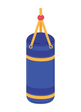 Beyaz yerine boks çantası tasarımı