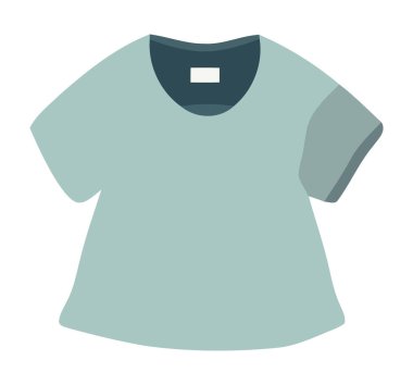 Modern gömlek siluet tasarımı beyaz üzerine