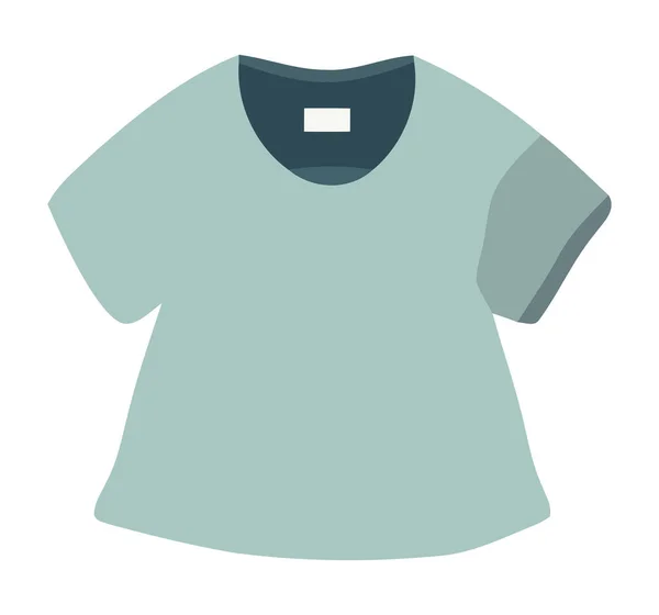 Modern Gömlek Siluet Tasarımı Beyaz Üzerine — Stok Vektör