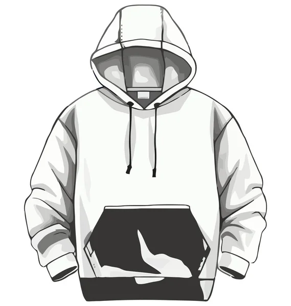 Зимовий Дизайн Модного Піджака Над Білим — стоковий вектор