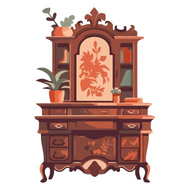 beyaz üzerine ahşap raf tasarımı