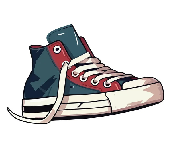 Esporte Sapato Ilustração Sobre Branco — Vetor de Stock