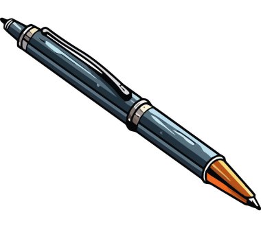 Beyaz yerine mavi kalem tasarımı