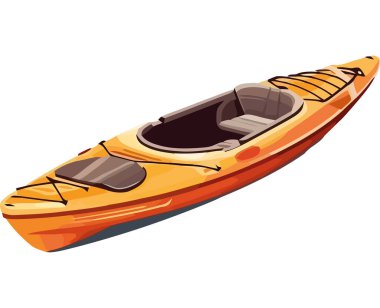 Beyaz üzerinde kayık tasarımı