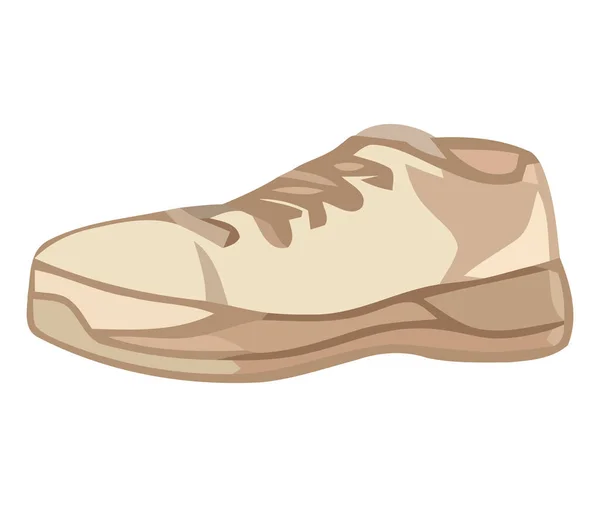 Современная Спортивная Обувь Поверх Белого — стоковый вектор