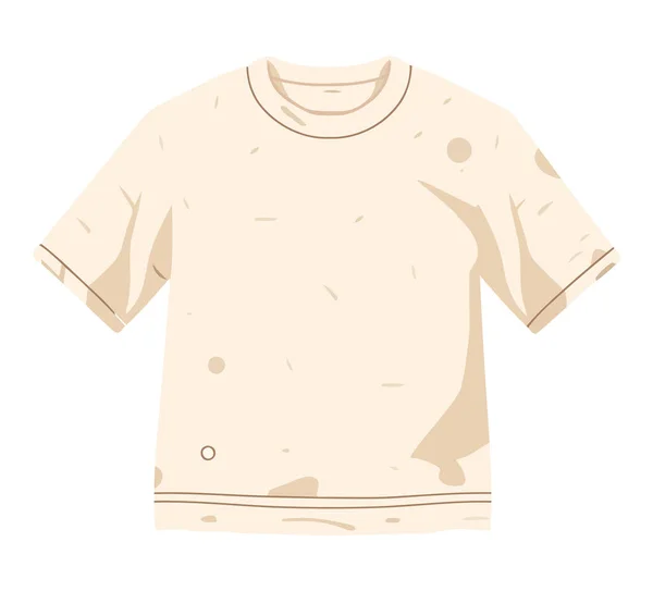 白衬衫的男人T恤设计 — 图库矢量图片