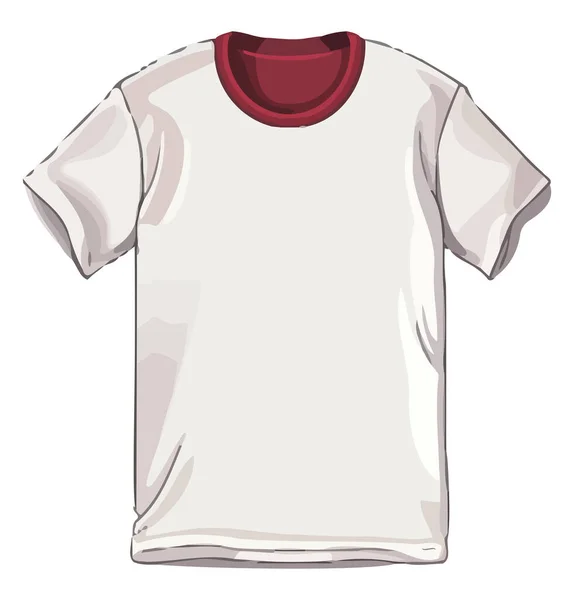 Hombre Camiseta Sobre Blanco — Archivo Imágenes Vectoriales