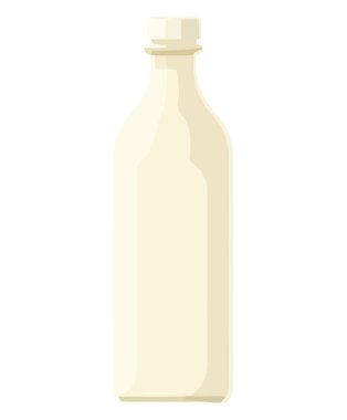 Beyaz üzerine taze içecek kabı.