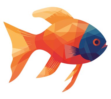 Beyaz üzerinde tropikal resif cennetinde yüzen tatlı Japon balığı.