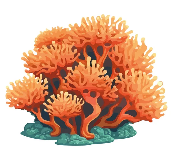 형형색색의 산호초 — 스톡 벡터