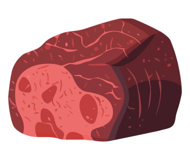 Beyazın üstünde ızgara domuz eti.