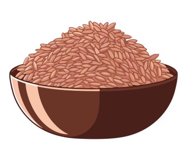 Beyaz üzerine organik basmati pilavı