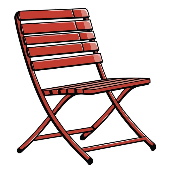 Bequeme Sessel Design Über Weiß — Stockvektor