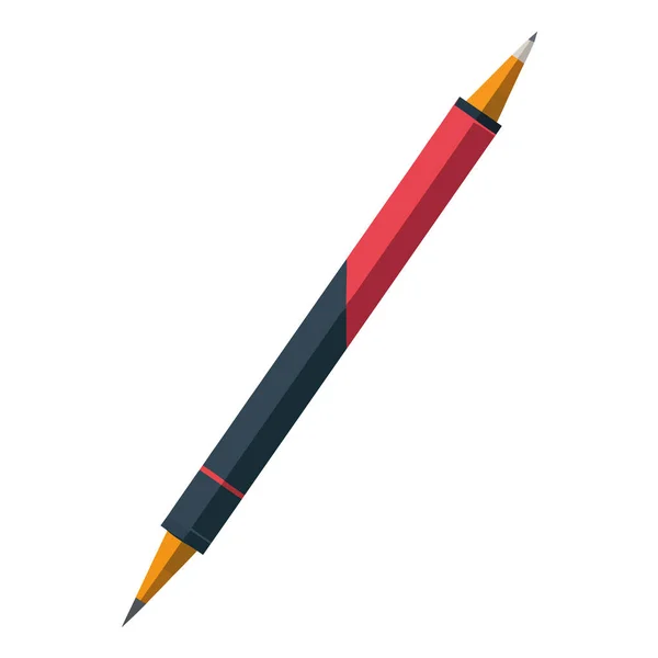 Кольоровий Дизайн Ручки Над Білим — стоковий вектор