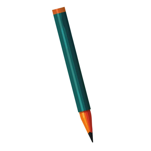 Blue Pen Illustration Design White — Stock Vector