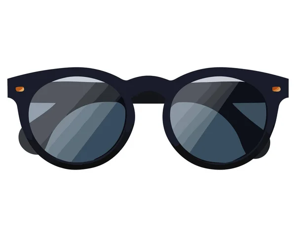 Design Óculos Sol Moda Sobre Branco —  Vetores de Stock