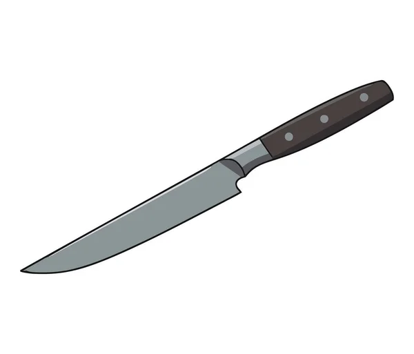 Вектор Дизайна Ножа Поверх Белого — стоковый вектор