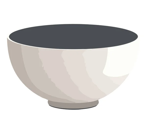 Дизайн Чаши Глины Поверх Белого — стоковый вектор