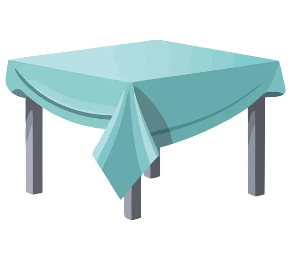 Table Design Illustration White — Stock Vector