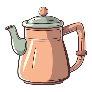 beyaz kapaklı toprak kaplama sürahisi