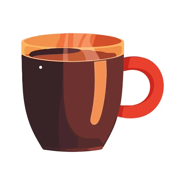 Coffee Mug Design White — Stock Vector