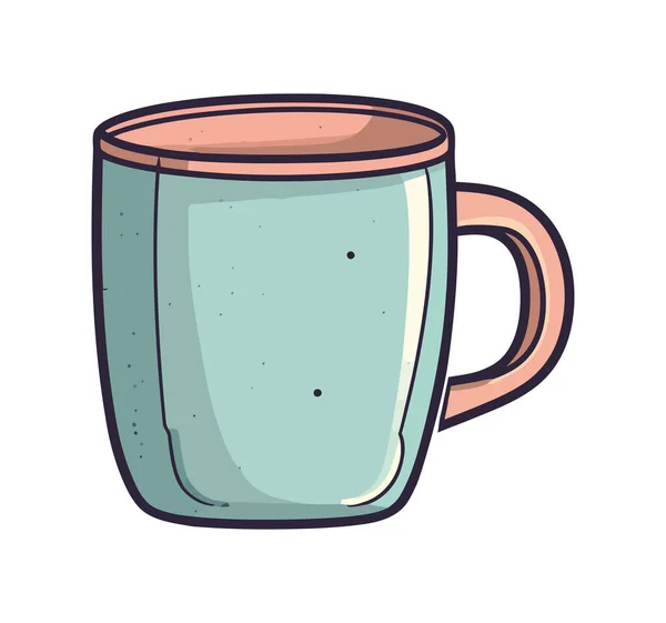 Sütlü Kahve Fincanı — Stok Vektör