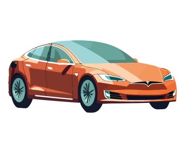 Hızlı araba tasarımı beyaz üzerine