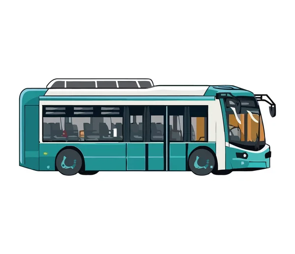 Tour Bus Design White — Stockový vektor