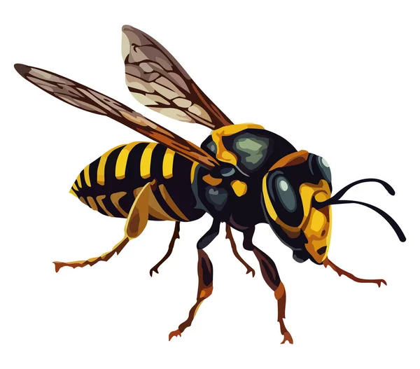 Зарослі Бджолині Запилювачі Над Білим — стоковий вектор