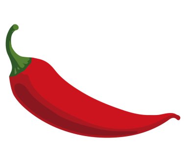 Kırmızı biber üzerine beyaz biber tasarımı