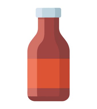 Beyaz üzerine cam şişe tasarımı