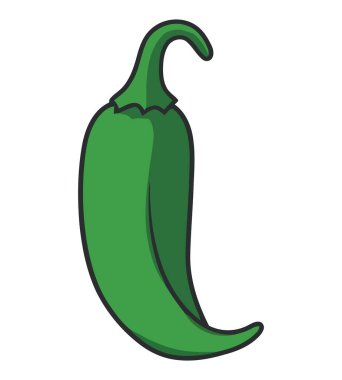 yeşil biber, biber, beyaz üzerinde sağlıklı pişirmek için.