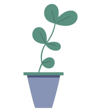 Taze yaz bitkisi beyazın üstünde