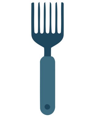 Çatal çatal beyaz üzerine çatal tasarımı