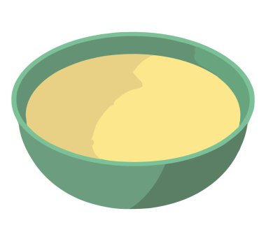 Yeşil çömlek beyaz üzerine