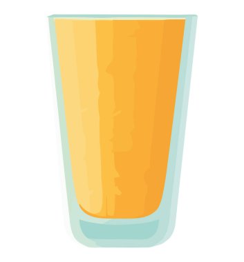 Beyaz bardakta taze bir kokteyl.