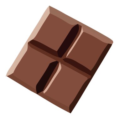 Beyaz üzerine siyah çikolata.