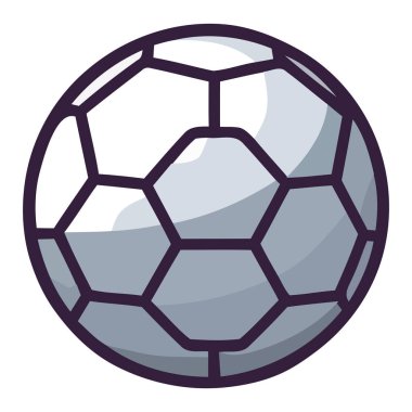 futbol topu tasarımı beyazın üzerinde