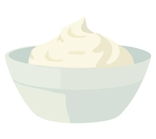 Sauce Dessert Bio Sur Blanc — Image vectorielle