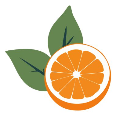 Beyaz yerine portakal dilimleri.