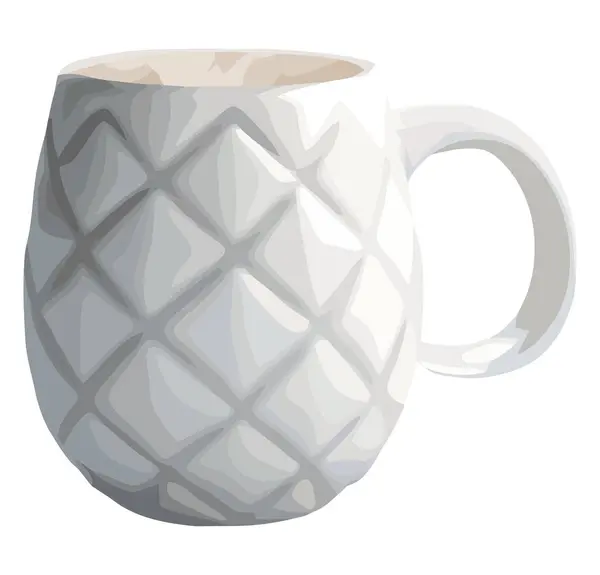 Kaffeetassen Design Über Weiß — Stockvektor