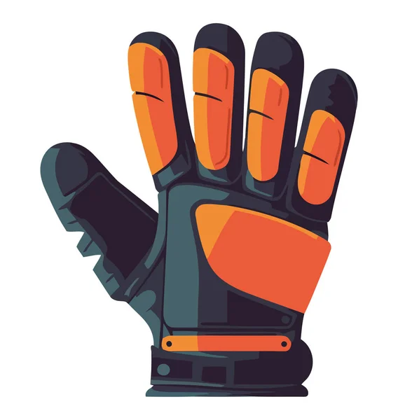 Beschermende Handschoenen Illustratie Wit — Stockvector